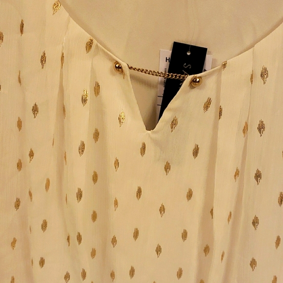 Sara Michelle white blouse size large - Picture 3 of 9